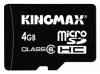 Kingmax microSDHC Class 6 Card 4GB + adaptateur SD avis, Kingmax microSDHC Class 6 Card 4GB + adaptateur SD prix, Kingmax microSDHC Class 6 Card 4GB + adaptateur SD caractéristiques, Kingmax microSDHC Class 6 Card 4GB + adaptateur SD Fiche, Kingmax microSDHC Class 6 Card 4GB + adaptateur SD Fiche technique, Kingmax microSDHC Class 6 Card 4GB + adaptateur SD achat, Kingmax microSDHC Class 6 Card 4GB + adaptateur SD acheter, Kingmax microSDHC Class 6 Card 4GB + adaptateur SD Carte mémoire