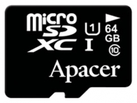 Apacer microSDXC Card Class 10 UHS-I U1 64GB avis, Apacer microSDXC Card Class 10 UHS-I U1 64GB prix, Apacer microSDXC Card Class 10 UHS-I U1 64GB caractéristiques, Apacer microSDXC Card Class 10 UHS-I U1 64GB Fiche, Apacer microSDXC Card Class 10 UHS-I U1 64GB Fiche technique, Apacer microSDXC Card Class 10 UHS-I U1 64GB achat, Apacer microSDXC Card Class 10 UHS-I U1 64GB acheter, Apacer microSDXC Card Class 10 UHS-I U1 64GB Carte mémoire