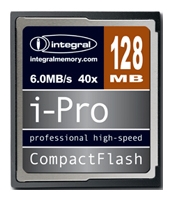 Integral I-Pro CompactFlash de 128 Mo 40x avis, Integral I-Pro CompactFlash de 128 Mo 40x prix, Integral I-Pro CompactFlash de 128 Mo 40x caractéristiques, Integral I-Pro CompactFlash de 128 Mo 40x Fiche, Integral I-Pro CompactFlash de 128 Mo 40x Fiche technique, Integral I-Pro CompactFlash de 128 Mo 40x achat, Integral I-Pro CompactFlash de 128 Mo 40x acheter, Integral I-Pro CompactFlash de 128 Mo 40x Carte mémoire