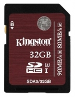 Kingston SDA3/32GB avis, Kingston SDA3/32GB prix, Kingston SDA3/32GB caractéristiques, Kingston SDA3/32GB Fiche, Kingston SDA3/32GB Fiche technique, Kingston SDA3/32GB achat, Kingston SDA3/32GB acheter, Kingston SDA3/32GB Carte mémoire