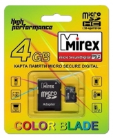 MicroSDHC 4 Go + adaptateur SD Classe 4 Mirex avis, MicroSDHC 4 Go + adaptateur SD Classe 4 Mirex prix, MicroSDHC 4 Go + adaptateur SD Classe 4 Mirex caractéristiques, MicroSDHC 4 Go + adaptateur SD Classe 4 Mirex Fiche, MicroSDHC 4 Go + adaptateur SD Classe 4 Mirex Fiche technique, MicroSDHC 4 Go + adaptateur SD Classe 4 Mirex achat, MicroSDHC 4 Go + adaptateur SD Classe 4 Mirex acheter, MicroSDHC 4 Go + adaptateur SD Classe 4 Mirex Carte mémoire