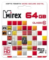 Mirex microSDXC Class 10 UHS-I U1 64GB avis, Mirex microSDXC Class 10 UHS-I U1 64GB prix, Mirex microSDXC Class 10 UHS-I U1 64GB caractéristiques, Mirex microSDXC Class 10 UHS-I U1 64GB Fiche, Mirex microSDXC Class 10 UHS-I U1 64GB Fiche technique, Mirex microSDXC Class 10 UHS-I U1 64GB achat, Mirex microSDXC Class 10 UHS-I U1 64GB acheter, Mirex microSDXC Class 10 UHS-I U1 64GB Carte mémoire