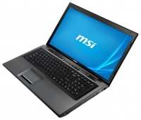 MSI CX70 0ND (Core i5 3210M 2500 Mhz/17.3