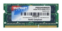 Patriot Memory PSD24G8002S avis, Patriot Memory PSD24G8002S prix, Patriot Memory PSD24G8002S caractéristiques, Patriot Memory PSD24G8002S Fiche, Patriot Memory PSD24G8002S Fiche technique, Patriot Memory PSD24G8002S achat, Patriot Memory PSD24G8002S acheter, Patriot Memory PSD24G8002S ram