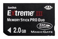 Sandisk 2GB Extreme III Memory Stick PRO Duo avis, Sandisk 2GB Extreme III Memory Stick PRO Duo prix, Sandisk 2GB Extreme III Memory Stick PRO Duo caractéristiques, Sandisk 2GB Extreme III Memory Stick PRO Duo Fiche, Sandisk 2GB Extreme III Memory Stick PRO Duo Fiche technique, Sandisk 2GB Extreme III Memory Stick PRO Duo achat, Sandisk 2GB Extreme III Memory Stick PRO Duo acheter, Sandisk 2GB Extreme III Memory Stick PRO Duo Carte mémoire