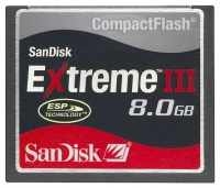 Sandisk Extreme III CompactFlash 8 Go avis, Sandisk Extreme III CompactFlash 8 Go prix, Sandisk Extreme III CompactFlash 8 Go caractéristiques, Sandisk Extreme III CompactFlash 8 Go Fiche, Sandisk Extreme III CompactFlash 8 Go Fiche technique, Sandisk Extreme III CompactFlash 8 Go achat, Sandisk Extreme III CompactFlash 8 Go acheter, Sandisk Extreme III CompactFlash 8 Go Carte mémoire