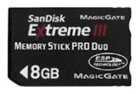 Sandisk Memory Stick PRO Duo Extreme III 8 Go avis, Sandisk Memory Stick PRO Duo Extreme III 8 Go prix, Sandisk Memory Stick PRO Duo Extreme III 8 Go caractéristiques, Sandisk Memory Stick PRO Duo Extreme III 8 Go Fiche, Sandisk Memory Stick PRO Duo Extreme III 8 Go Fiche technique, Sandisk Memory Stick PRO Duo Extreme III 8 Go achat, Sandisk Memory Stick PRO Duo Extreme III 8 Go acheter, Sandisk Memory Stick PRO Duo Extreme III 8 Go Carte mémoire