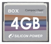 Silicon Power 80X Ultimate CF Card 4GB avis, Silicon Power 80X Ultimate CF Card 4GB prix, Silicon Power 80X Ultimate CF Card 4GB caractéristiques, Silicon Power 80X Ultimate CF Card 4GB Fiche, Silicon Power 80X Ultimate CF Card 4GB Fiche technique, Silicon Power 80X Ultimate CF Card 4GB achat, Silicon Power 80X Ultimate CF Card 4GB acheter, Silicon Power 80X Ultimate CF Card 4GB Carte mémoire