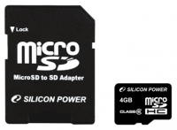 Silicon Power micro SDHC 4 Go Class 6 + adaptateur SD avis, Silicon Power micro SDHC 4 Go Class 6 + adaptateur SD prix, Silicon Power micro SDHC 4 Go Class 6 + adaptateur SD caractéristiques, Silicon Power micro SDHC 4 Go Class 6 + adaptateur SD Fiche, Silicon Power micro SDHC 4 Go Class 6 + adaptateur SD Fiche technique, Silicon Power micro SDHC 4 Go Class 6 + adaptateur SD achat, Silicon Power micro SDHC 4 Go Class 6 + adaptateur SD acheter, Silicon Power micro SDHC 4 Go Class 6 + adaptateur SD Carte mémoire