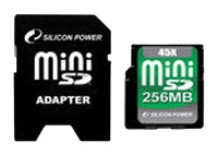 Silicon Power MiniSD 256Mo 45X avis, Silicon Power MiniSD 256Mo 45X prix, Silicon Power MiniSD 256Mo 45X caractéristiques, Silicon Power MiniSD 256Mo 45X Fiche, Silicon Power MiniSD 256Mo 45X Fiche technique, Silicon Power MiniSD 256Mo 45X achat, Silicon Power MiniSD 256Mo 45X acheter, Silicon Power MiniSD 256Mo 45X Carte mémoire