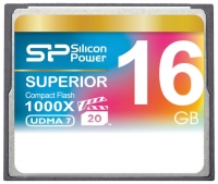 Silicon Power Superior CF 16GB 1000X avis, Silicon Power Superior CF 16GB 1000X prix, Silicon Power Superior CF 16GB 1000X caractéristiques, Silicon Power Superior CF 16GB 1000X Fiche, Silicon Power Superior CF 16GB 1000X Fiche technique, Silicon Power Superior CF 16GB 1000X achat, Silicon Power Superior CF 16GB 1000X acheter, Silicon Power Superior CF 16GB 1000X Carte mémoire