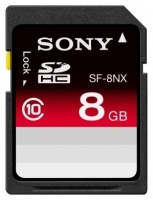 Sony SF-8NXT avis, Sony SF-8NXT prix, Sony SF-8NXT caractéristiques, Sony SF-8NXT Fiche, Sony SF-8NXT Fiche technique, Sony SF-8NXT achat, Sony SF-8NXT acheter, Sony SF-8NXT Carte mémoire