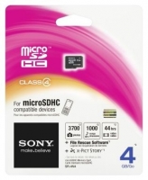 Sony SR4N4 avis, Sony SR4N4 prix, Sony SR4N4 caractéristiques, Sony SR4N4 Fiche, Sony SR4N4 Fiche technique, Sony SR4N4 achat, Sony SR4N4 acheter, Sony SR4N4 Carte mémoire