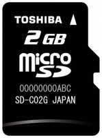 Toshiba SD-C02GJ + SD adapter avis, Toshiba SD-C02GJ + SD adapter prix, Toshiba SD-C02GJ + SD adapter caractéristiques, Toshiba SD-C02GJ + SD adapter Fiche, Toshiba SD-C02GJ + SD adapter Fiche technique, Toshiba SD-C02GJ + SD adapter achat, Toshiba SD-C02GJ + SD adapter acheter, Toshiba SD-C02GJ + SD adapter Carte mémoire