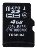 Toshiba SD-C04GJ avis, Toshiba SD-C04GJ prix, Toshiba SD-C04GJ caractéristiques, Toshiba SD-C04GJ Fiche, Toshiba SD-C04GJ Fiche technique, Toshiba SD-C04GJ achat, Toshiba SD-C04GJ acheter, Toshiba SD-C04GJ Carte mémoire