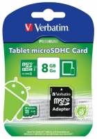 Verbatim Tablet microSDHC Class 10 UHS-1 8GB + SD adapter image, Verbatim Tablet microSDHC Class 10 UHS-1 8GB + SD adapter images, Verbatim Tablet microSDHC Class 10 UHS-1 8GB + SD adapter photos, Verbatim Tablet microSDHC Class 10 UHS-1 8GB + SD adapter photo, Verbatim Tablet microSDHC Class 10 UHS-1 8GB + SD adapter picture, Verbatim Tablet microSDHC Class 10 UHS-1 8GB + SD adapter pictures